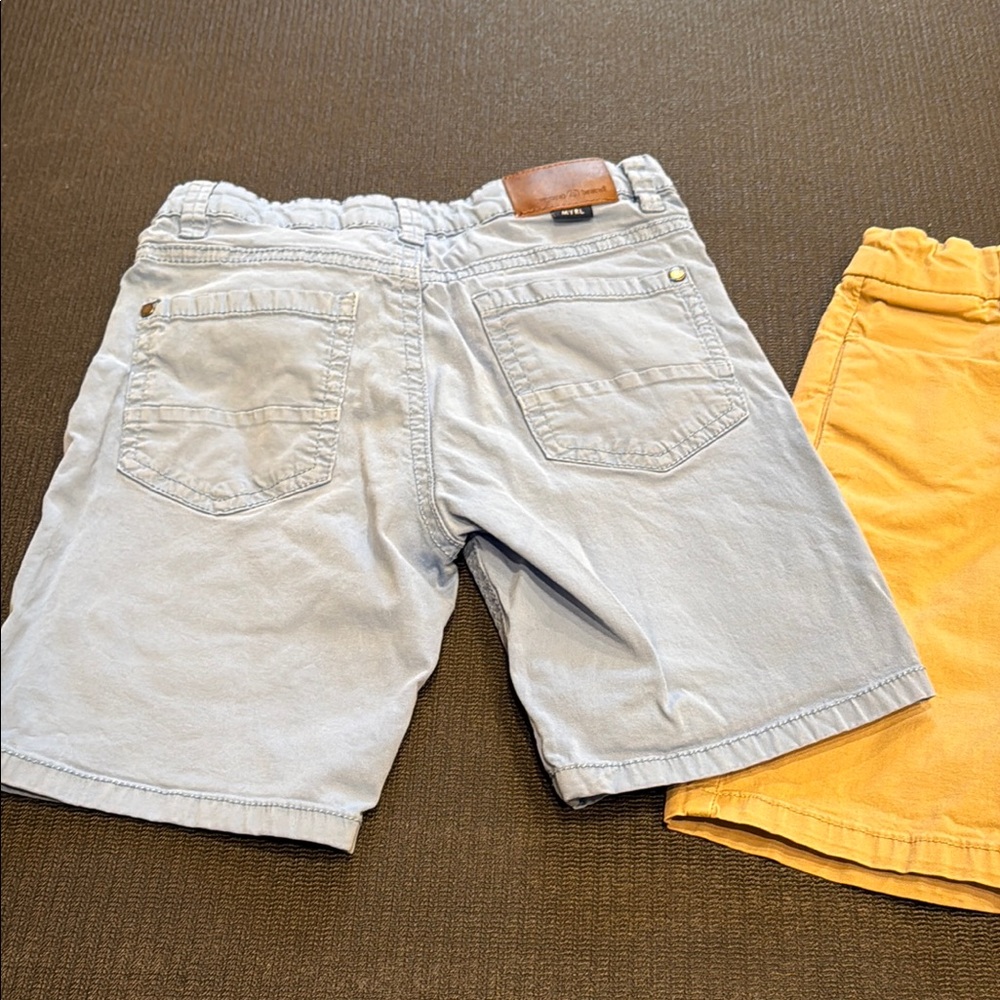 Set of 3 Mayoral Blue and Tan Khaki Shorts , kids 6 - Picture 5 of 10